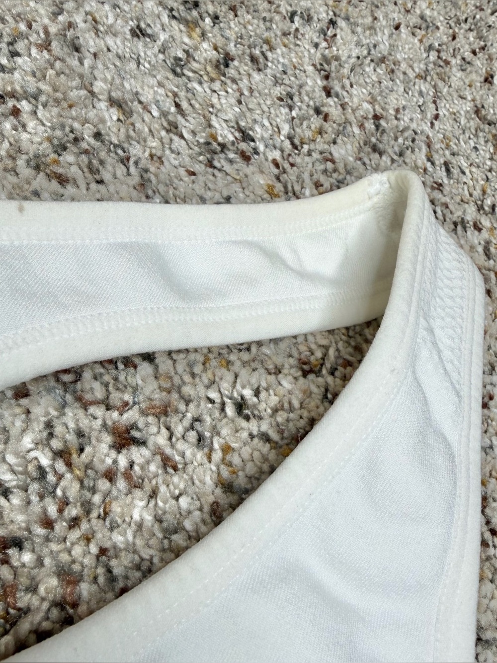 90 Degree By Reflex Seamless Katie Zip Front Sports Bra White Large - Picture 8 of 8